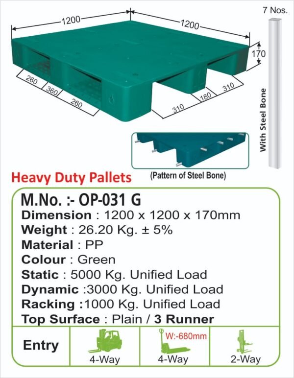 Heavy Duty Pallets (OP - 031 G)