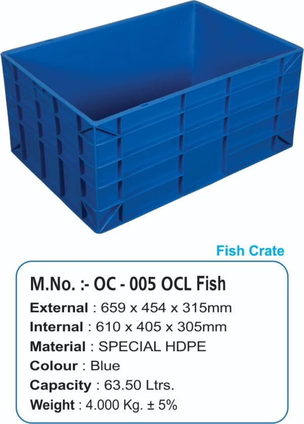 Plastic Carrate (OC – 005 OCL Fish)