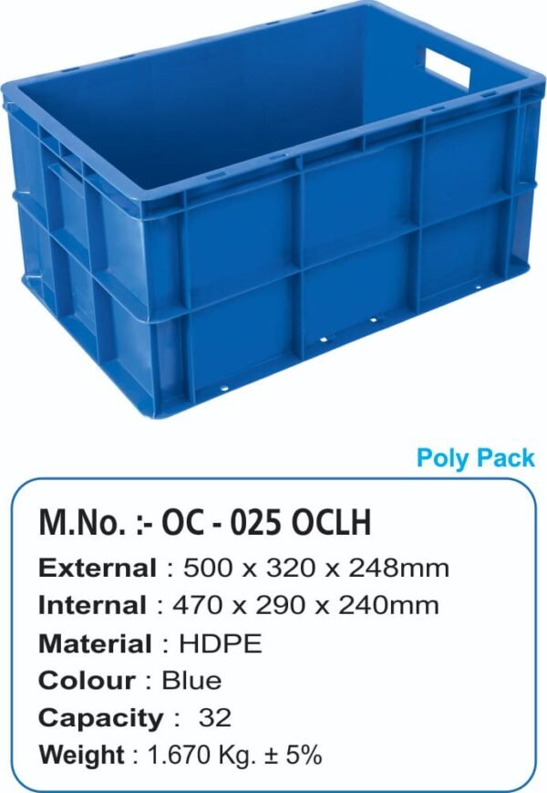 Plastic Carrate (OC – 025 OCLH )
