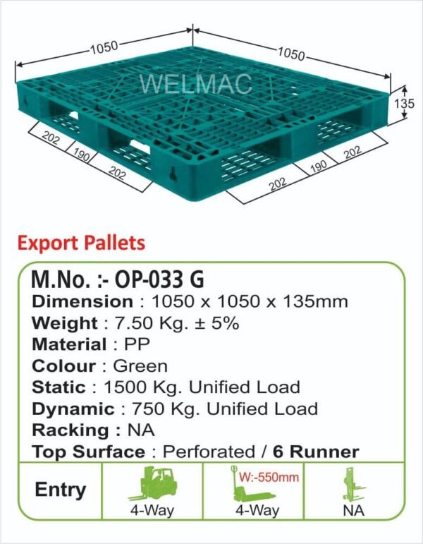 Export Pallets (OP – 033 G)