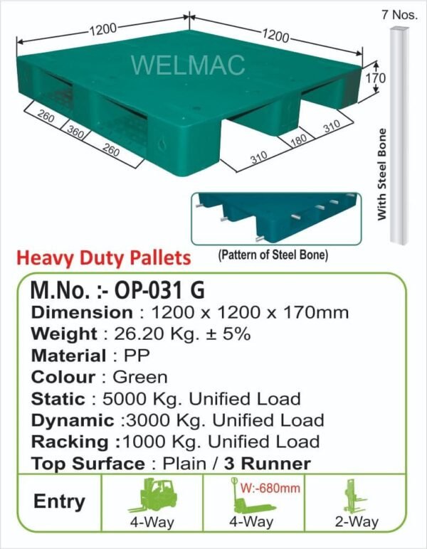 Heavy Duty Pallets (OP - 031 G)