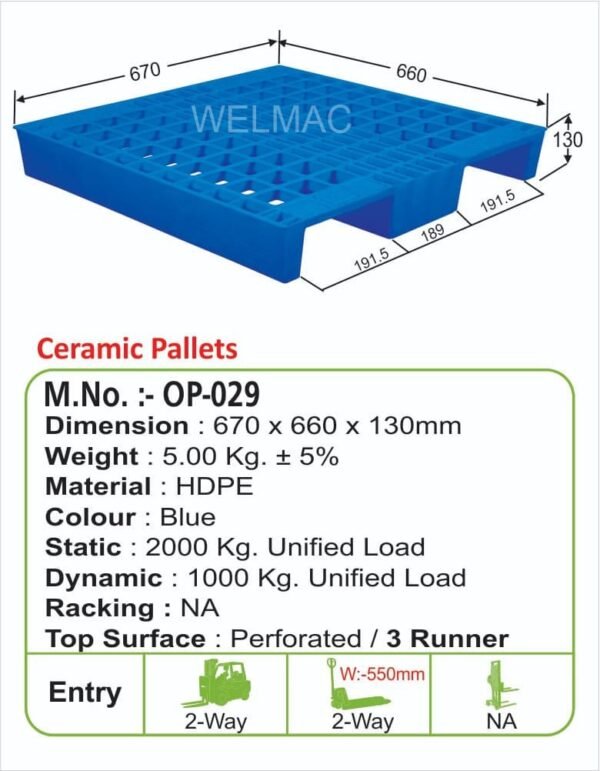 Ceramic Pallets ( OP - 029 )
