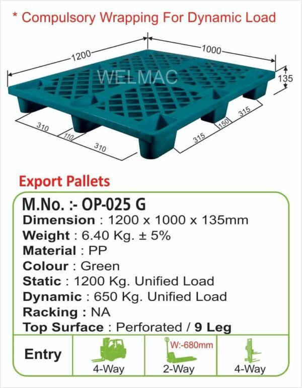Export Pallets ( OP - 025 G )