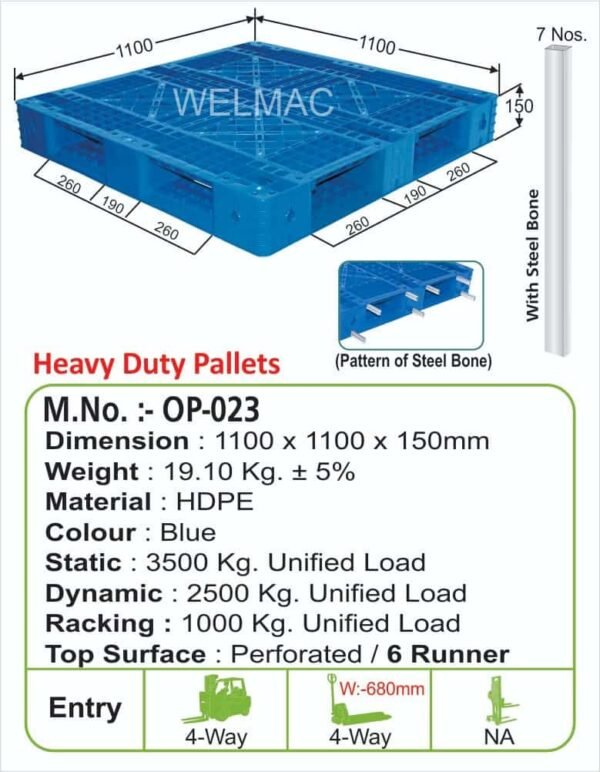 Heavy Duty Pallets  ( OP - 023 )