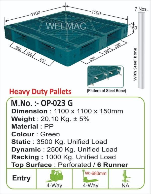 Heavy Duty Pallets ( OP - 023 G )