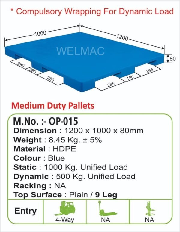 Medium Duty Pallets ( OP - 015 )